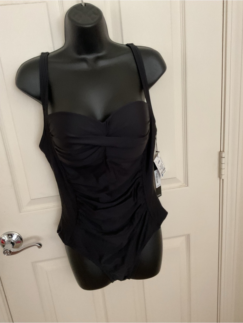Nicole Miller Black One-Piece Swimsuit
